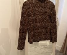 Zara Animal Print Top size Medium