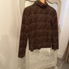Zara Animal Print Top size Medium