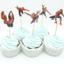 Spider Man Cup Cake Toppers Image 2