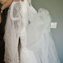 communion dress, with custom made big bow on the back Image 9