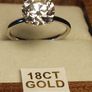 18ct White Gold 3 ct Lab Diamond Solitaire Ring Image 7
