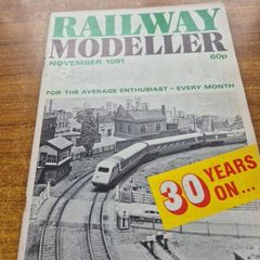 Rare Find: Vintage Railway Modeller November 1981.