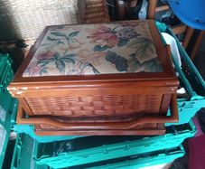 vintage sewing box