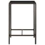 5 Piece Garden Bar Set Poly Rattan Brown Image 4