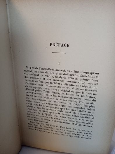 Le Drame Des Poisons by Frantz Funck-Brentano, 1902 (Signed Letter by the Author) (AB507)