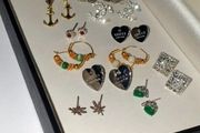 12 Assorted Pairs Earrings-Ex Display