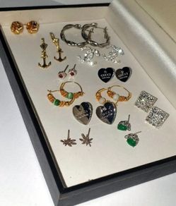 12 Assorted Pairs Earrings-Ex Display