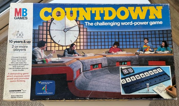 Vintage MB Countdown 1980s Word Game
