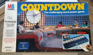Vintage MB Countdown 1980s Word Game