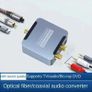 Digital to Analog Converter DAC Audio Optical Toslink SPDIF Coaxial Input to L/R RCA 3.5mm Jack Headphone Amplifier Output Image 2