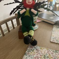 Leprechaun hand knit by me