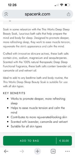 This Works Deep Sleep Beauty Soak 200g