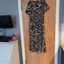 Dunnes  Stores  Print Frill Hem Dress.  S. M- 12.   B.N.W.T. Image 2