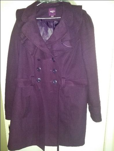Purple coat by New Look size UK20 EUR48