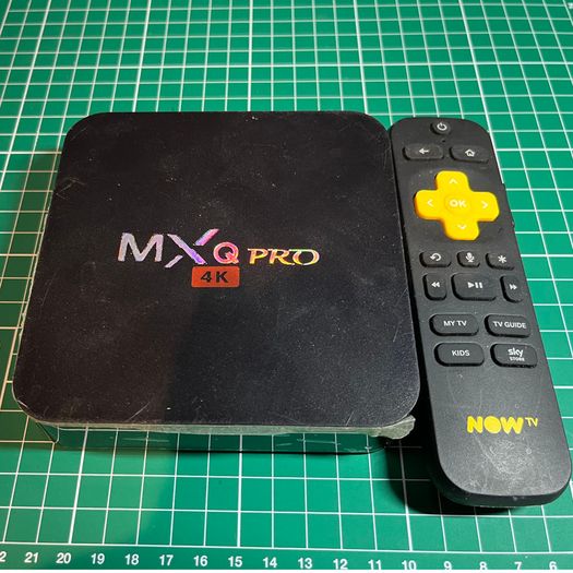 MXQ Pro 4K TV Box & Now TV Smart Stick Bundle with Remote & Power Adapter