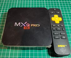 MXQ Pro 4K TV Box & Now TV Smart Stick Bundle with Remote & Power Adapter