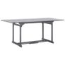 9 Piece Garden Dining Set Solid Acacia Wood Grey Image 2