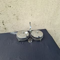 By post only blue sugar bowl