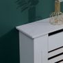 Grey Painted Radiator Cover Wall Cabinet Wood MDF Traditional Modern Small (FREE POSTAGE) Image 4