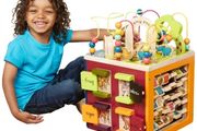 Zany Zoo Wooden Activity Cube