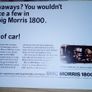 MG 1100 poster, ( REPRODUCTION POSTERS ) Hillman Minx poster, Morris 1800 poster Image 6