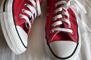 Converse All Star Red Trainers - Canvas Shoes - Size 5 - 37.5