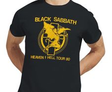 Black Sabbath Heaven And Hell Tour 1980 Heavyweight Unisex Crewneck T-shirt