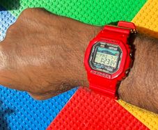 Casio G-Shock GWX-5600 Tough Solar - Glossy Red Watch