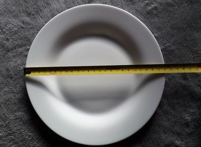 PLATE - White -  Glass