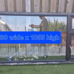 black pvc window