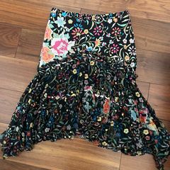 Roberto Cavalli Silk Skirt