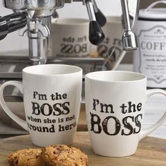 Boss Porcelain Mug Set