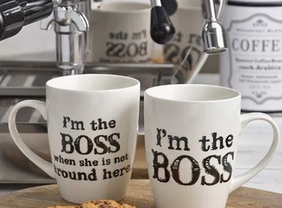 Boss Porcelain Mug Set