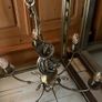 2 x brushed brass style  chandeliers Image 4