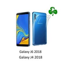 For Samsung Galaxy  J6 2018/ J4 2018  Case Cover Crystal Clear Gel Silicone Protective Case