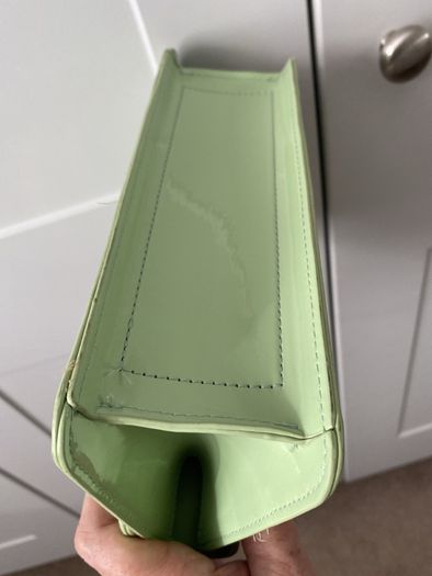 Handbag Green Patent