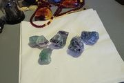 Rainbow fluorite specimens 5 euro each