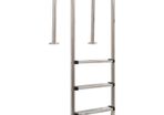 Pool Ladder 3 Steps Stainless Steel 120 cm