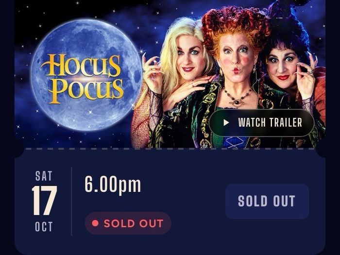 Sold Out Hocus Pocus drive in at Leopardstown Sat @6