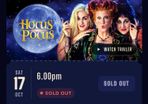 Sold Out Hocus Pocus drive in at Leopardstown Sat @6