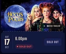 Sold Out Hocus Pocus drive in at Leopardstown Sat @6