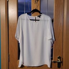 Primark white top, Size 20, New