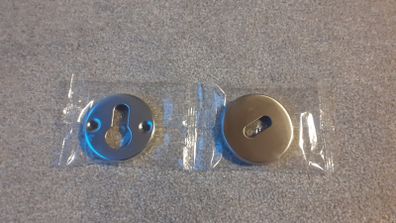 Escutcheon, Euro Profile, 53 mm, Stainless Steel