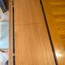 solid oak extending dining table and chairs Image 5