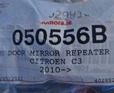 Citreon c3 door mirror repeater 2010 >