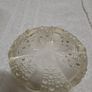 Vintage glass trinket dish star Image 4