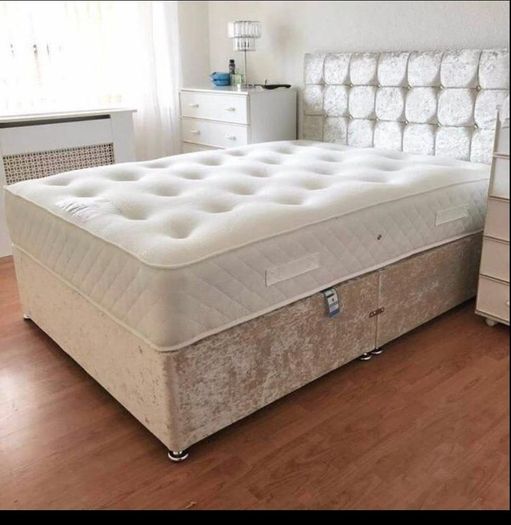 Double Divan Bed and Mattress