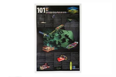 Marine Institute 101 Interesting Facts About Our Ocean >A1 Size Educational/Scientific Poster