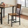2 x dining chairs rustic brown FREE DELIVERY Image 3