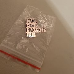 anxiety pin